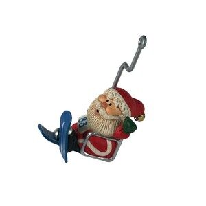 Hallmark Keepsake Ornament ,Santa Ski Lift, 1983 With Original Box, Vintage